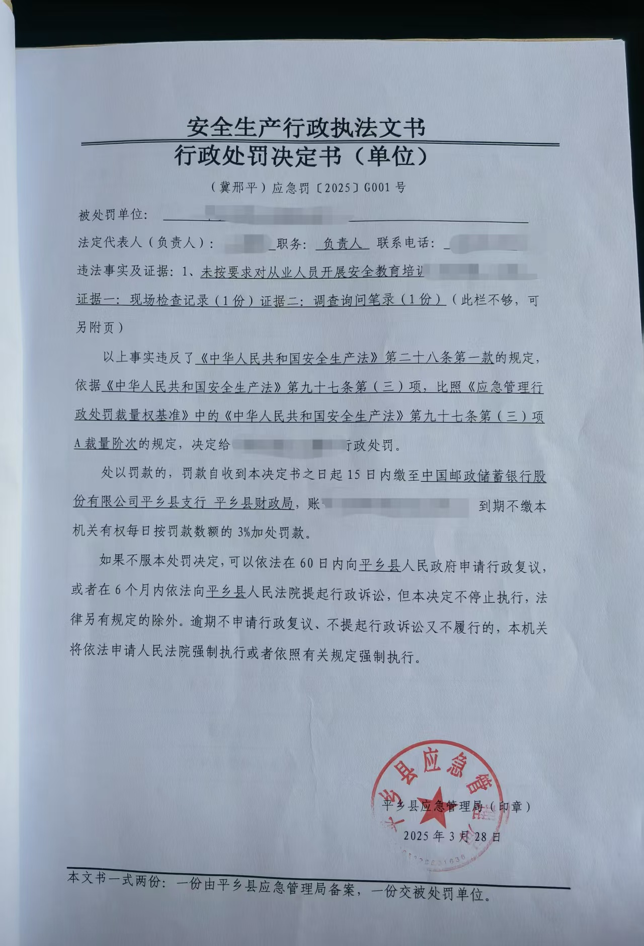 平乡县行政处罚决定书应急罚〔2025〕G001号.jpg